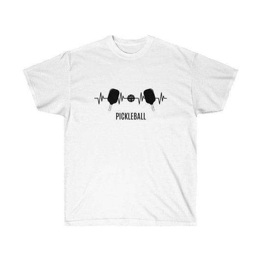 Pickleball Pulse - Unisex T-Shirt - Golden Pickleball Paddles