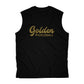 Golden Logo Men's Sleeveless Performance Tee - Golden Pickleball Paddles