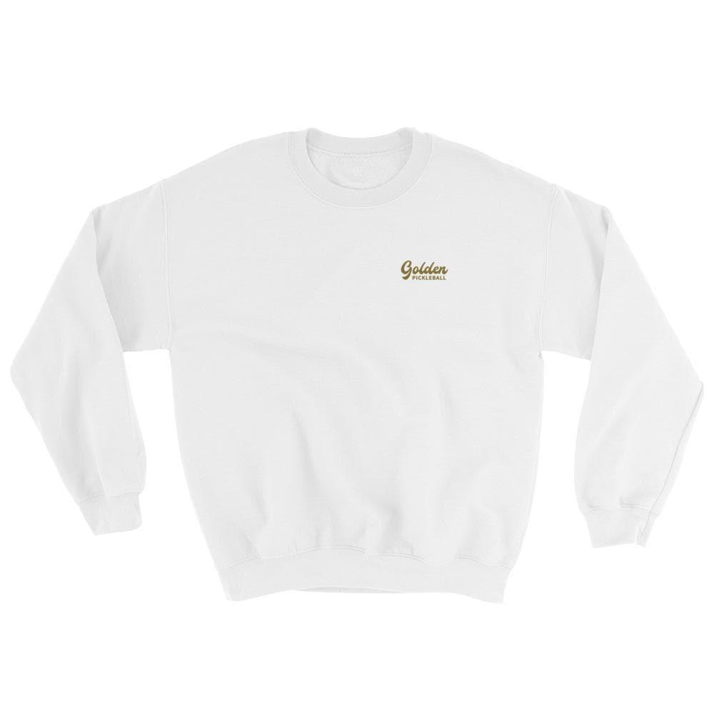 Golden Logo Sweatshirt - Golden Pickleball Paddles